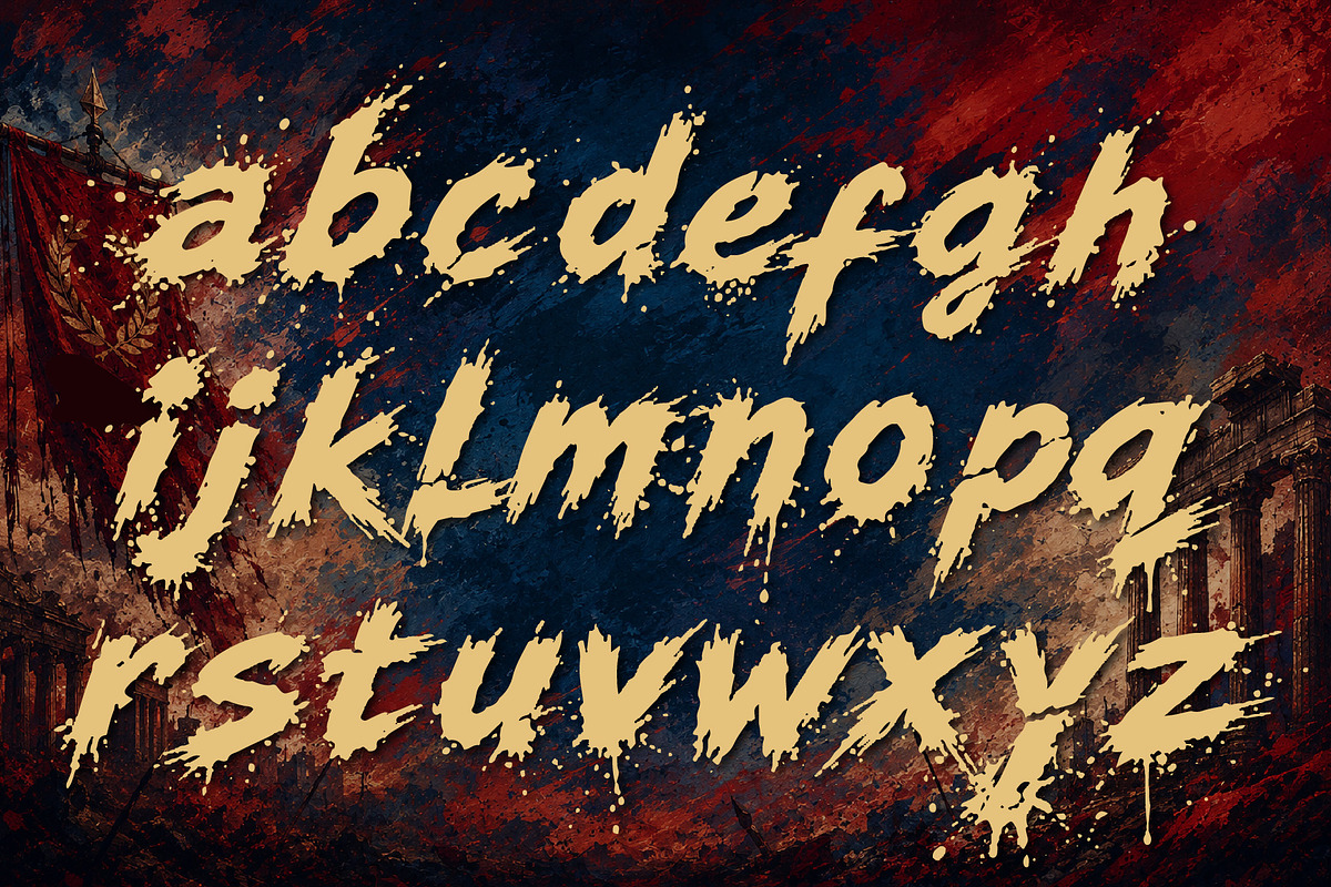 BladeOdessey - Chaos Dangerous Font, a Handwritten Font by HypeWorksCo (Photo 15 of 16)