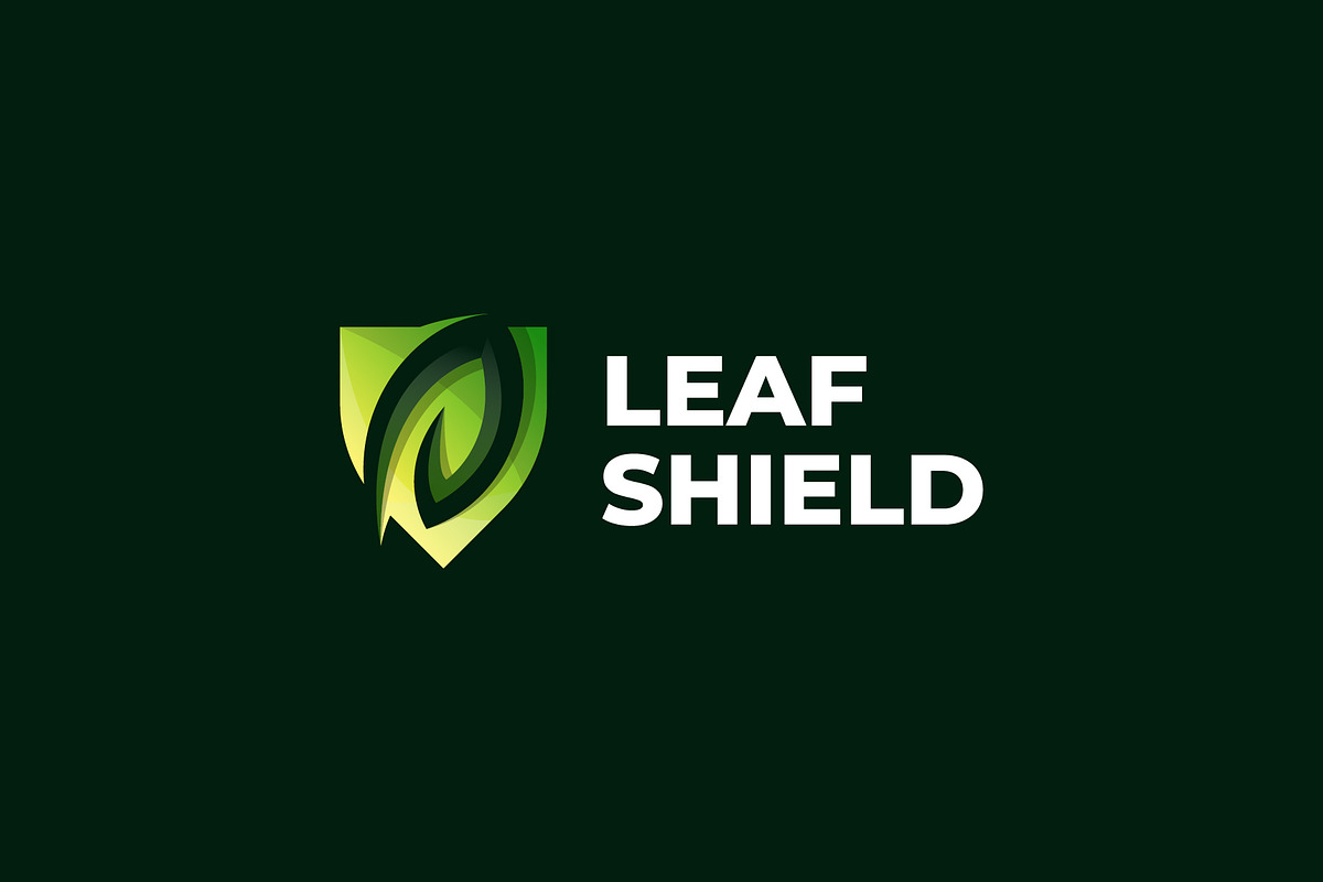 Leaf Shield Logo, a Branding & Logo Template by Musafeer Studio