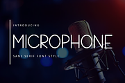MICROPHONE, a Sans Serif Font by FreshTypeINK (Thumbnail 1 of 8)