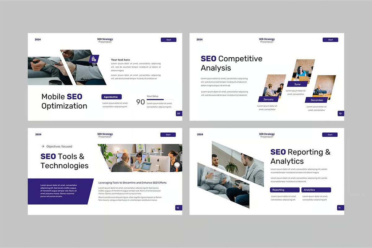 SEO Strategy Google Slides, PPoint, a Presentation Template by Fit-tee (Photo 4 of 4)
