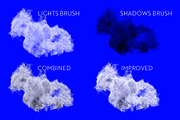 Heavy smoke Photoshop brushes, a Brush Add-On by OOS Design (Thumbnail 3 of 6)