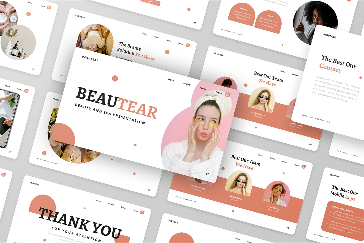 Beauty Presentation Power Point, a Presentation Template by Annora Studio (Photo 5 of 5)
