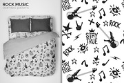 Rock Music Seamless Patterns, a Pattern Graphic by 3Y_Design (Thumbnail 4 of 6)