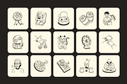 Lotto Game Doodle Icon Set, an Outline Icon by Vectors Market (Thumbnail 5 of 8)