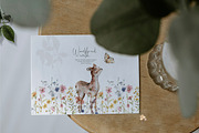 Woodland baby animals Field flowers, an Animal Illustration by 60secondsArt (Thumbnail 16 of 16)