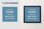 Black Square Frame Mockup, a Print Template by Minty Fresh Graphics (Thumbnail 4 of 4)