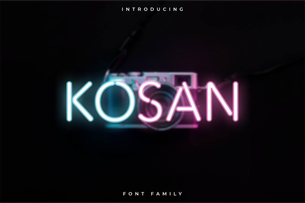 Kosan Font Family – Display Font, a Font by RC graphics (Photo 1 of 7)
