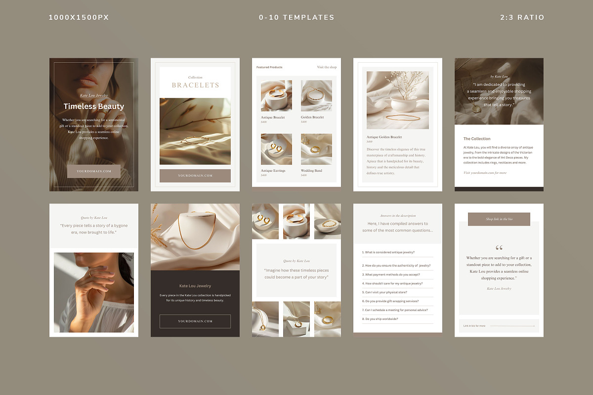 Kate Lou Social Media Kit, a Social Media Template by Ruben Stom (Photo 15 of 20)