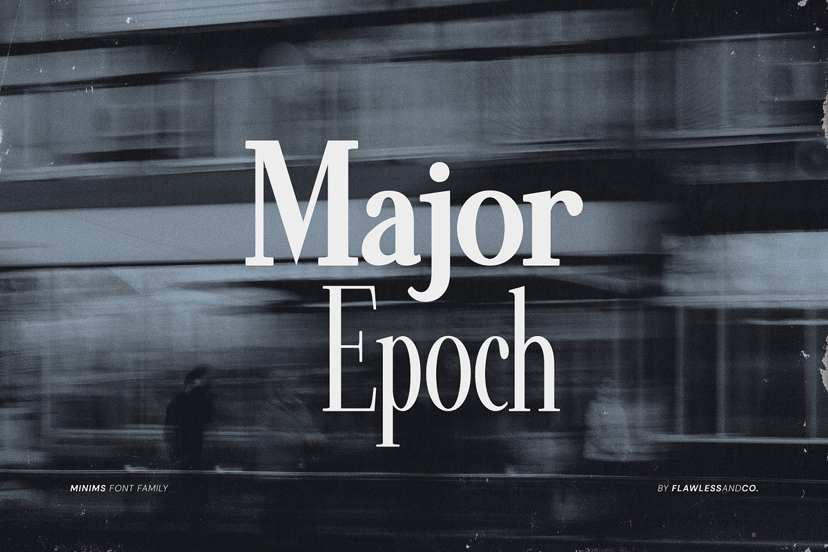 Minims - Serif Retro Family Series, a Serif Font by Flawless And Co (Photo 8 of 11)