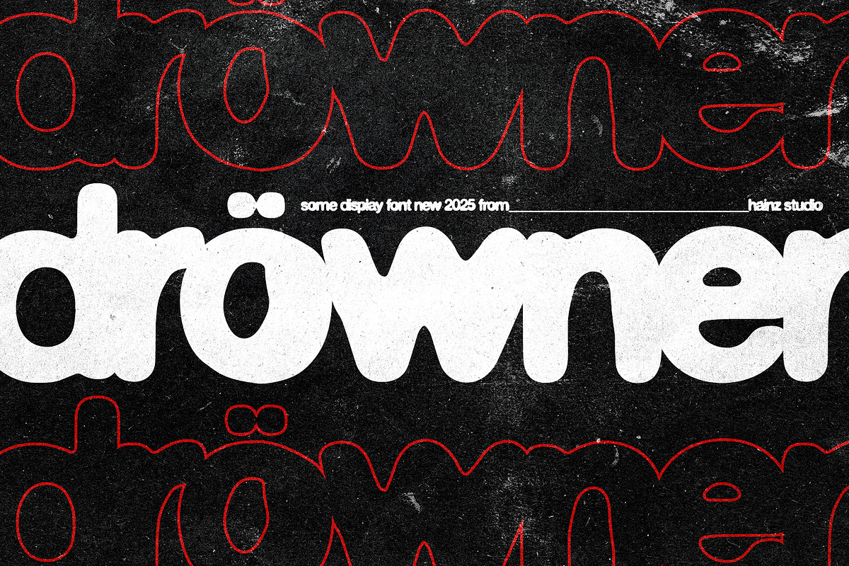 Drowner - Display Font, a Sans Serif Font by Hainz Studio (Photo 1 of 11)
