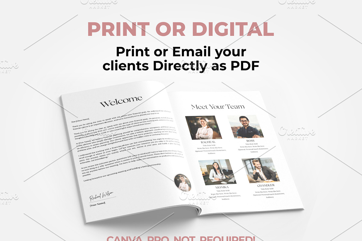 Finance Advisor Client Welcome Pack, a Marketing Template by Aks-Designs (Photo 8 of 8)