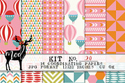 Background Paper Kit 20, a Pattern Graphic by Mod Paperie (Thumbnail 1 of 2)