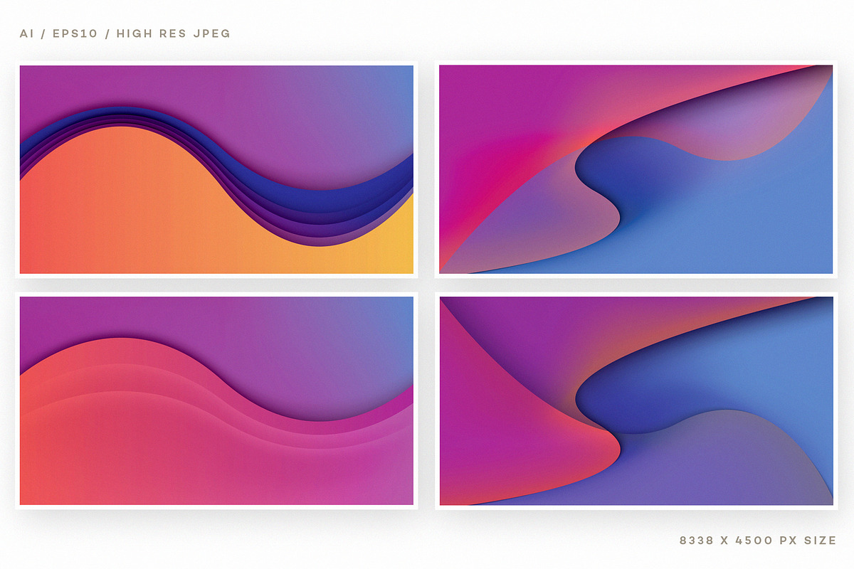 Landing Page Gradients, a Texture Graphic by Polar Vectors (Photo 5 of 12)