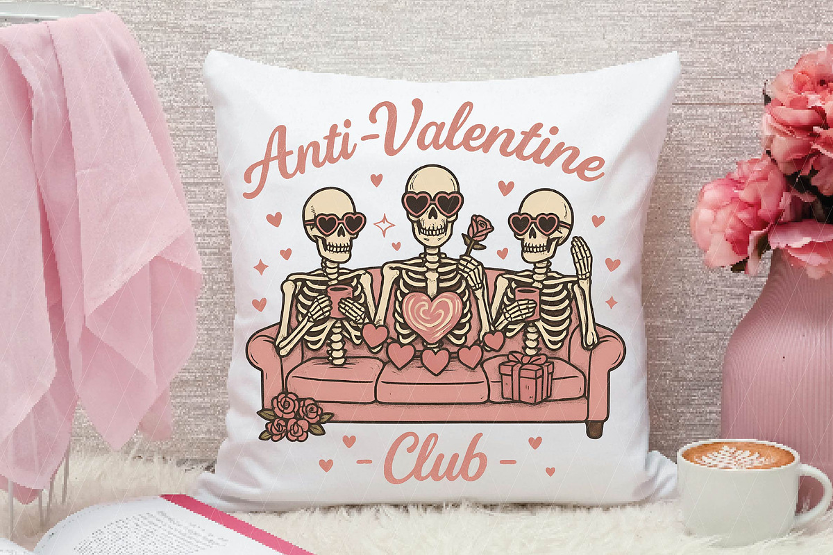 Anti Valentine Club Png, Valentine's, an Illustration by DreamPrint404 (Photo 3 of 8)
