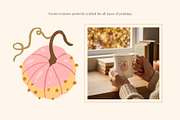 Textured Autumn Pumpkins collection, a Seasonal Illustration by Svitlana Kharchuk (Thumbnail 2 of 12)