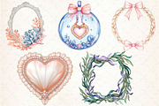Coquette Coastal Summer Frame Bundle, an Illustration by Libby Wishes (Thumbnail 4 of 7)