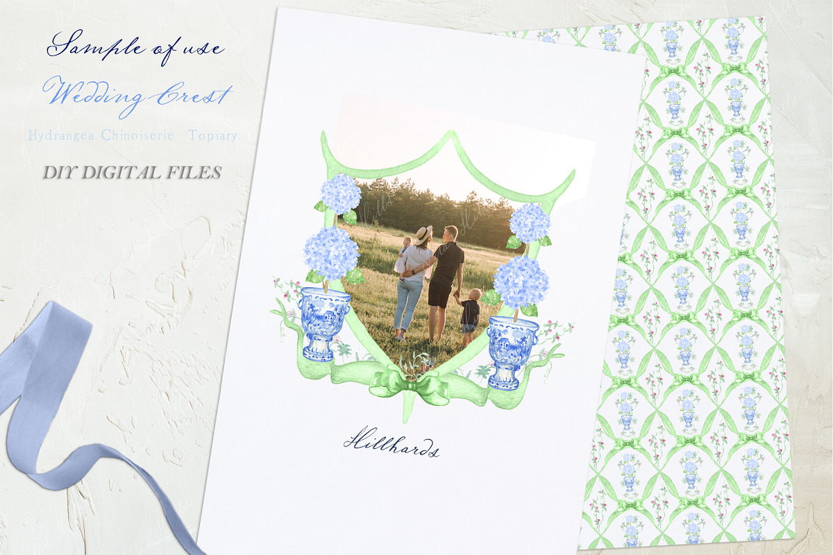 Hydrangea Chinoiseries Topiary, an Illustration by LABFcreations (Photo 3 of 4)