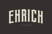 Ehrich Display Typeface, a Blackletter Font by Jordan Kabalka (Thumbnail 1 of 5)