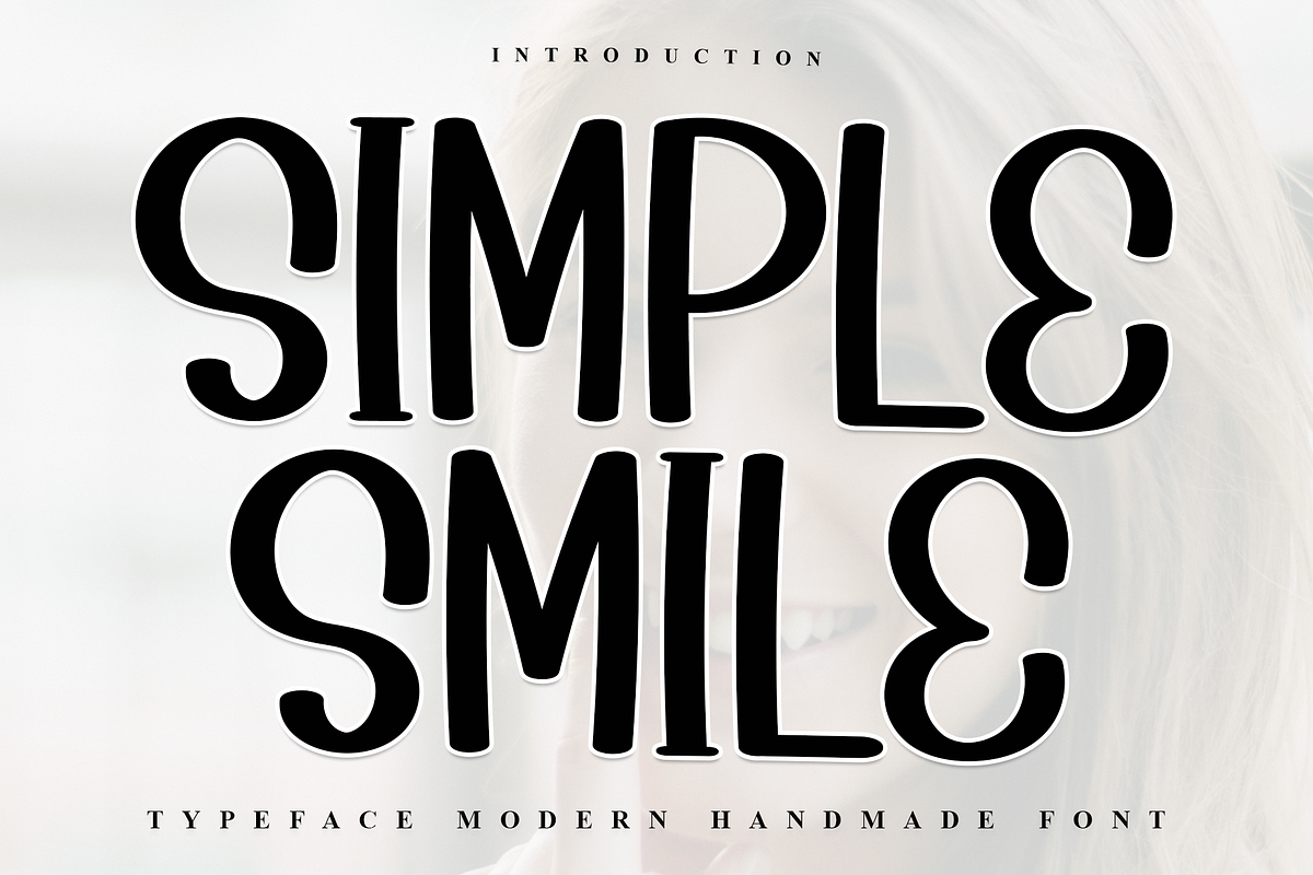Simple Smile, a Font by FreshTypeINK (Photo 1 of 7)