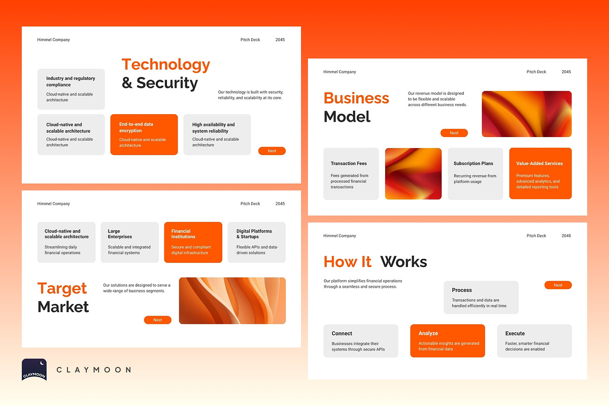 Digital Fintech Pitch Deck, a Presentation Template by Claymoon Lab (Photo 6 of 7)
