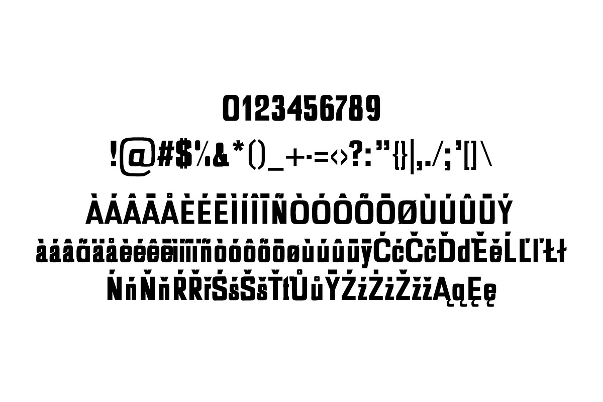 Adyson A Sans Serif Font Family preview 4