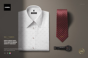 Men’s Dress Shirt and Tie Mockup, a Shirt Mockup by Creatsy (Thumbnail 1 of 5)