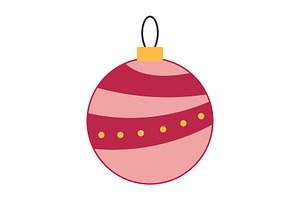Bauble Vector Icon, an Icon by Pexelpy