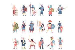 Tribal warriors. African, asian, a Person Illustration by LadadikArt