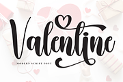 Valentine | Script Font, a Handwritten Font by Scratchones (Thumbnail 1 of 9)