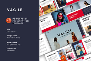Vacile - Fashion PowerPoint Template, a Presentation Template by kreatifreya