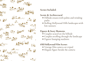 Hollywood Hills Seamless Pattern Set, a Pattern Graphic by Hughes Studio (Thumbnail 4 of 8)
