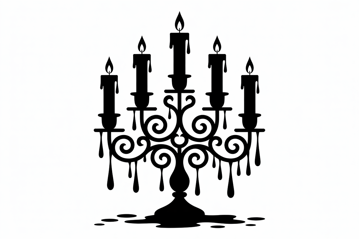 Candle silhouette vector, an Illustration by Amazin_art (Photo 13 of 13)