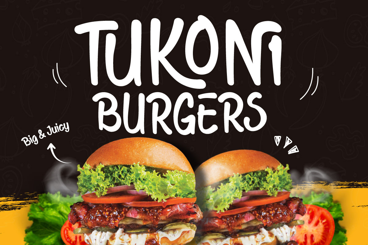 Rada Cenak - Food Display Font, a Handwritten Font by twinstd (Photo 2 of 9)
