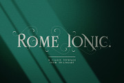 Rome Ionic, a Serif Font by Ridha-38.lineart (Thumbnail 1 of 10)