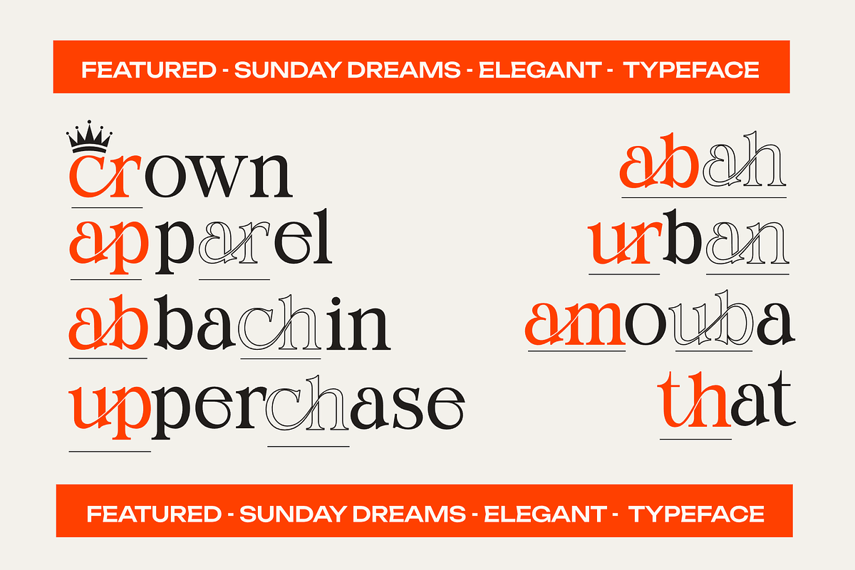 Sunday Dreams Serif Font, a Font by Compaq_Creative (Photo 7 of 10)