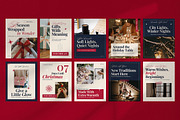 Christmas Season Instagram Post Pack, a Social Media Template by Pitchlook.Studio (Thumbnail 2 of 3)
