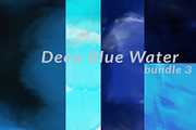 Deep Blue Water- Bundle 3, a Pattern Graphic by LaConnie Creations (Thumbnail 1 of 7)