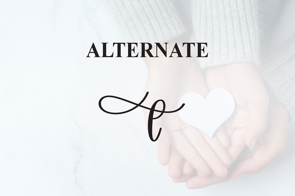 Sweetie | Script Font, a Handwritten Font by Scratchones (Photo 8 of 9)