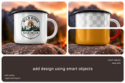 Enamel Metal Mug Mockup Set, a Cups & Container Mockup by Country4k (Thumbnail 2 of 4)