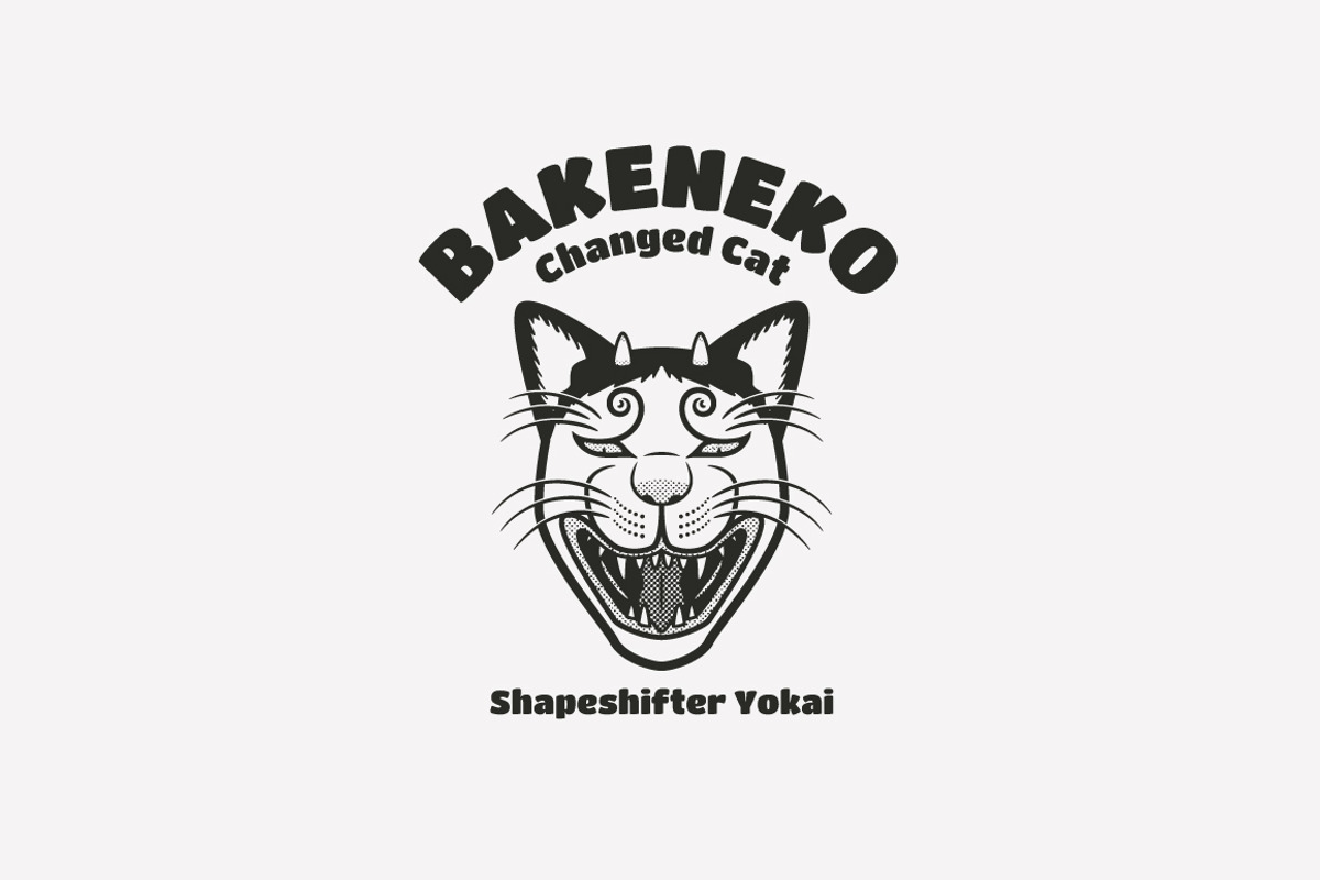 Bakeneko Logo Template, a Branding & Logo Template by Kreasi Malam (Photo 3 of 4)