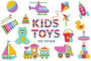 Kids toys, an Object Graphic by Vinegret -Shop (Thumbnail 1 of 9)