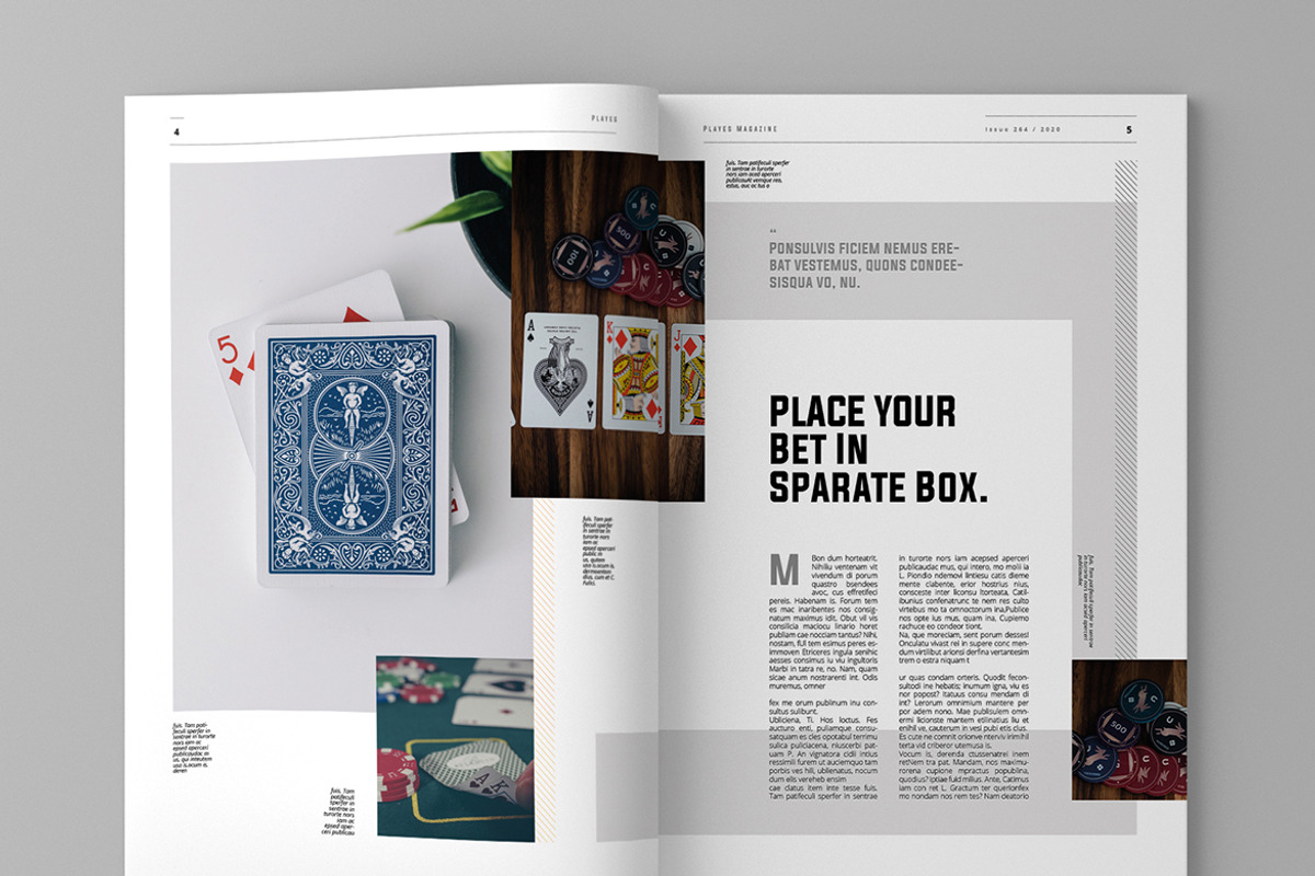 Playes - Magazine Template, a Magazine Template by inspirasign