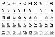 set of letter B logo design vector, a Branding & Logo Template by BARONSTD (Thumbnail 1 of 4)