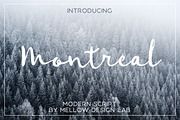Montreal Script, a Script Font by Creamy Script (Thumbnail 1 of 4)