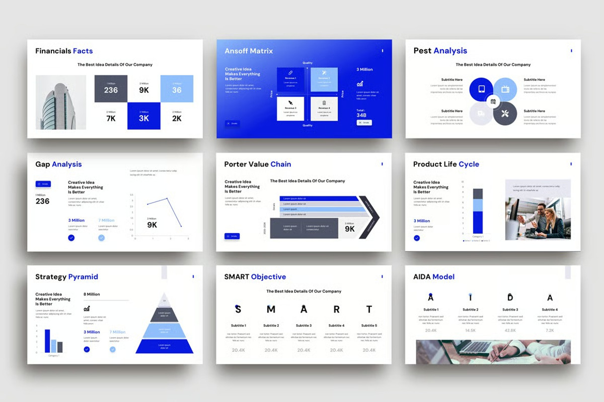 Marketing Plan Presentation Template preview 3