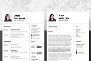 Vol.35 Resume & CV Template, a Resume Template by Hito Graphic (Thumbnail 3 of 8)