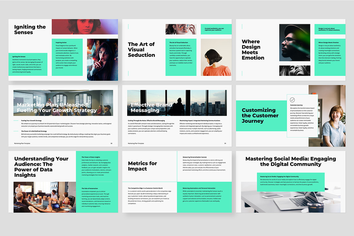 Marketing Plan PowerPoint Template, a Presentation Template by Gaize (Photo 11 of 17)