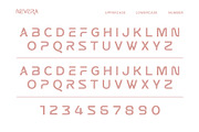 Nevera - A Modern Futuristic Font, a Sans Serif Font by Almeera Std (Thumbnail 2 of 11)