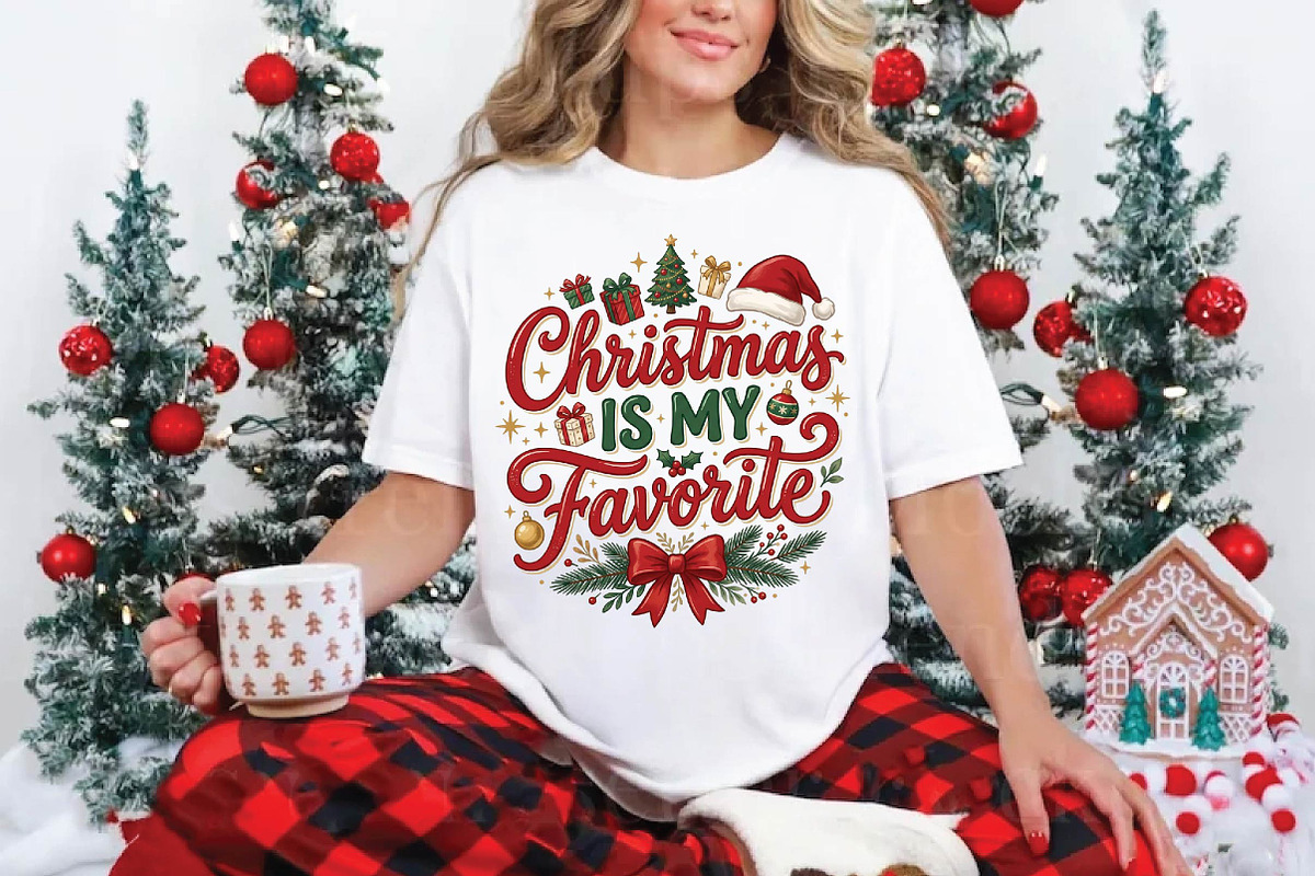 Christmas Is My Favorite PNG Design, a Seasonal Illustration by DreamPrint404 (Photo 4 of 6)