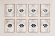8 Frames Mockup Set | 5x7 Ratio, a Household Mockup by isjakimockups (Thumbnail 2 of 7)